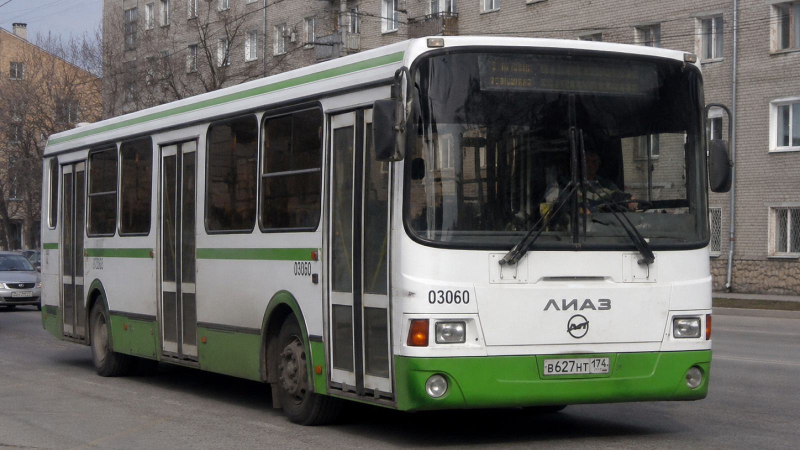 Оснащение автобуса ЛиАЗ системой контроля транспорта
